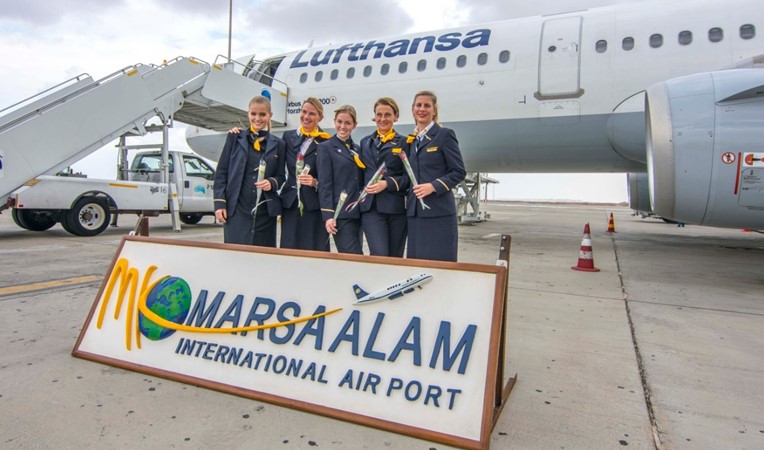 First flight marks Lufthansa’s initial arrival to Marsa Alam  Photo